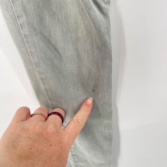 Flying Monkey Womens Skinny Jeans Mid Rise Denim Stretch Pocket Gray Size 26 - Picture 5 of 11